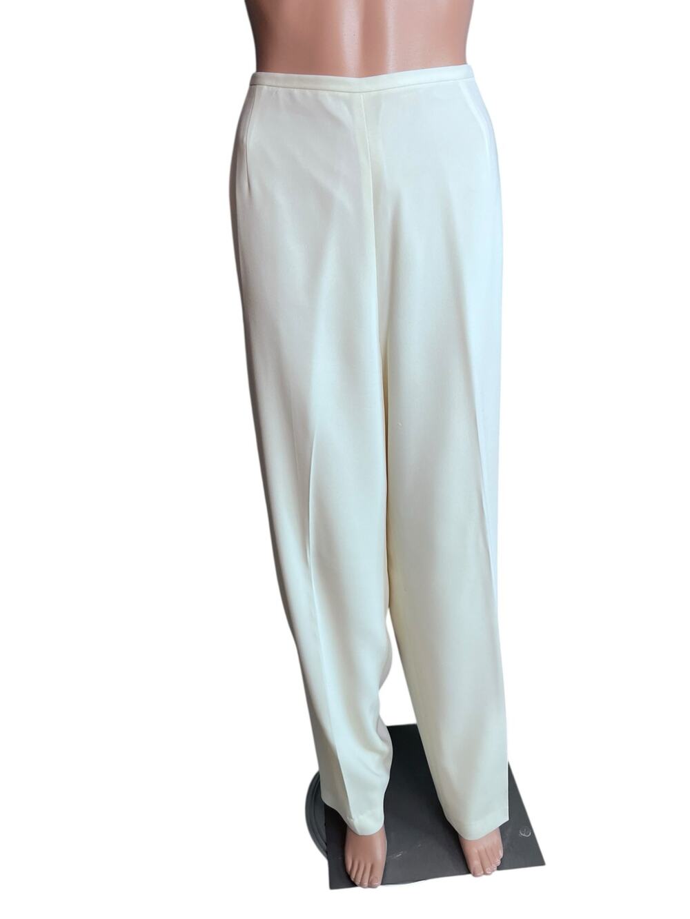 Talbots Cream Dress Pants 20 Career Wear Minimalist Preppy Special Occasion Luxe